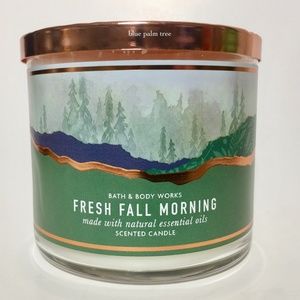 FRESH FALL MORNING 3 Wick Candle